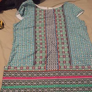 Cato Aztec Print Dress